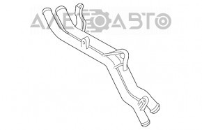 Radiatorul de răcire VW Passat b7 12-15 SUA 1.8T