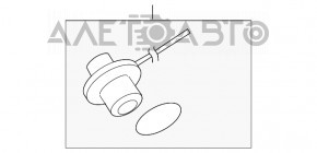 Capacul gurii de umplere a rezervorului de combustibil VW Jetta 11-18 SUA tip 2