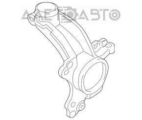 Цапфа передняя правая VW Passat b7 12-15 USA с датчиком АБС