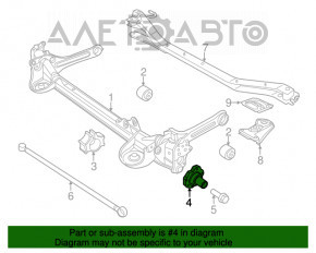 Suportul butucului roții din spate dreapta pentru VW Beetle 12-19 cu șurub.