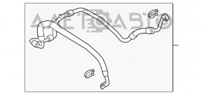 Tubul de aer condiționat compresor-cuier VW Jetta 11-18 SUA 2.0 1.8T