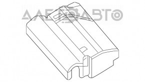 Capacul cutiei de siguranțe sub capotă pentru VW Passat b7 12-15 USA este ruptă clema.