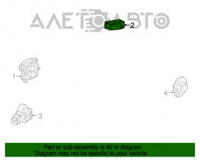 Modulul computerizat SRS airbag pentru pernele de siguranță VW Jetta 11-18 SUA