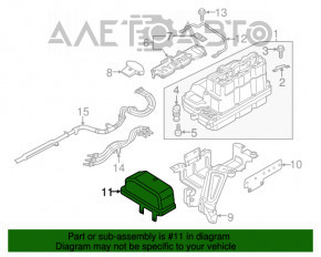 Protecția invertorului VW Jetta 13-16 SUA hibrid