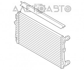 Radiator de răcire apă VW Jetta 15 USA 2.0 TDI nou OEM original