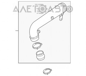 Tubul de admisie VW Beetle 12-19 1.8T pe colector