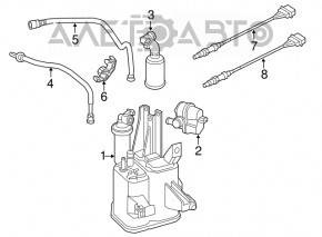 Canistra cu absorbant de cărbune VW Beetle 12-19 1.8T, 2.0T