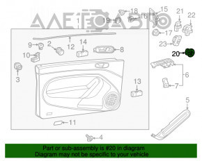 Controlul oglinzilor electrice stânga față VW Beetle 12-19