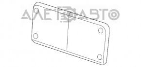 Площадка переднего номера VW Beetle 12-19