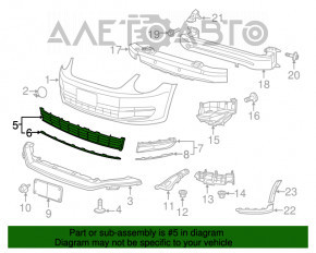 Grila bara fata centrala VW Beetle 12-16