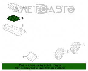 Усилитель аудио VW Passat b8 16-19 USA Fender Panasonic