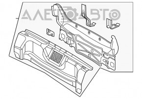 Panoul din spate al VW Jetta 11-18 SUA