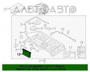 Modul de control al VVB VW Jetta 13-16 SUA hibrid