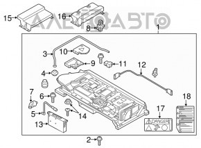 Modul de control al VVB VW Jetta 13-16 SUA hibrid