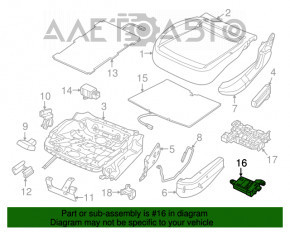 Occupant Control Module VW Passat b7 12-15 USA