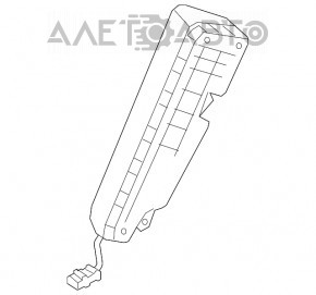 Airbagul pentru scaunul din spate stânga Audi A3 8V 15-20 4d, 5d