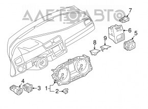 Controlul luminii VW Tiguan 18 - fără PTF nou original OEM