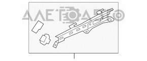 Dispozitiv de tensionare a centurii de siguranță pentru șofer Audi A3 8V 15-16 4d