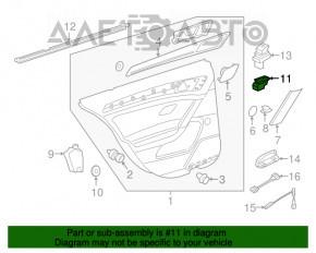 Controlul geamului electric din față dreapta pentru VW Golf 15-