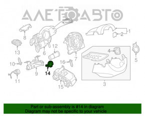 Antena imobilizatorului VW Passat b7 12-15 SUA nou OEM original