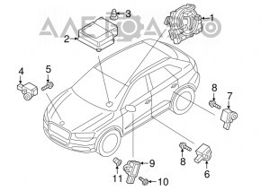 Cablu de direcție VW Tiguan 09-17