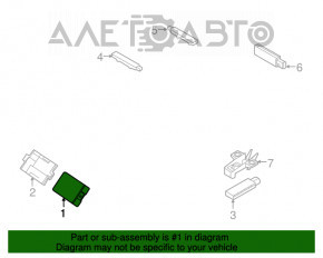 KEYLESS ENTRY CONTROL MODULE VW Jetta 11-18 USA