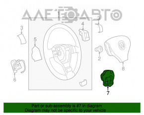 Блок управления рулевым колесом VW Tiguan 12-17