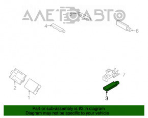 Antena de intrare fără cheie VW Jetta 11-18 SUA