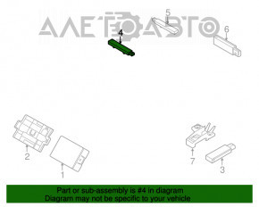 Antena de intrare fără cheie VW Passat b8 16-19 SUA