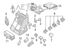 Modulul de control al caroseriei BCM VW Passat b8 16-19 SUA