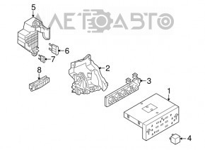 Modulul de control al caroseriei BCM VW Tiguan 09-17