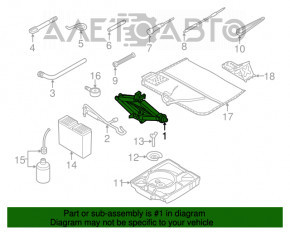 Домкрат VW Tiguan 09-17