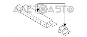 Amplificator de antenă VW Tiguan 09-17 stânga