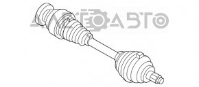 Axul cu roți față stânga VW Tiguan 09-17 manual, manșonul exterior al omucii este rupt