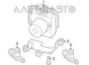 Suport ABS VW Tiguan 09-17