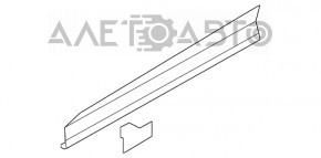 Capac usa inferioara fata dreapta VW Tiguan 09-17, structura, zgarieturi