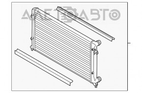 Radiator de racire cu apa VW Tiguan 09-17 nou original OEM