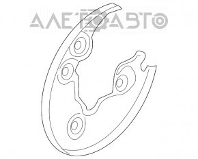 Capacul discului de frână din spate dreapta VW CC 08-17 nou OEM original