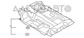 Покрытие пола VW Tiguan 09-12 черное, под химчистку