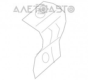 Suport aripa dreapta VW Tiguan 18- spate nou original OEM