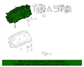 Panoul de instrumente VW Tiguan 18- SEL 103k