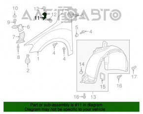 Suport aripi stânga VW Tiguan 18- spate nou OEM original