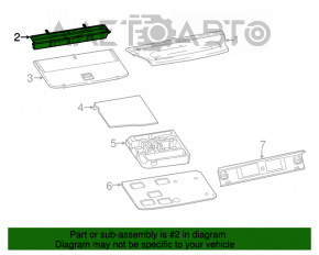 Cutie portbagaj Fiat 500L 14- Lounge