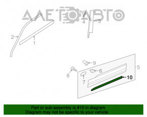 Capac usa spate inferioara dreapta VW Tiguan 18-