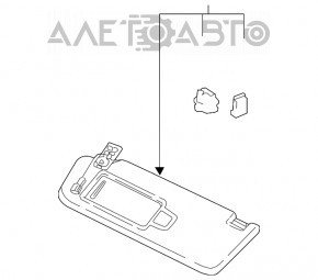 Capota dreapta VW Tiguan 18- gri, pentru curatare