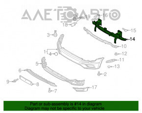 Amplificatorul de bara fata VW Tiguan 18-