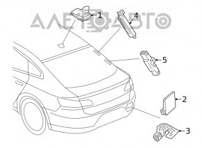 Антенна плавник VW Jetta 19-