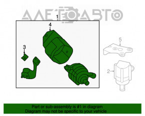 Вспомогательный водяной насос Audi A3 8V 15-20 1.8T, 2.0T