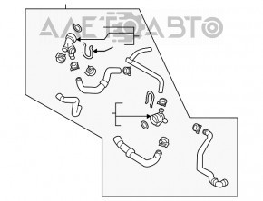 Furtunul de răcire superior Audi A3 8V 15-17 2.0T