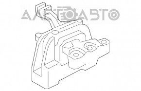 Pernele motorului dreapta Audi A3 8V 15-19 4d, 1.8T, 2.0T